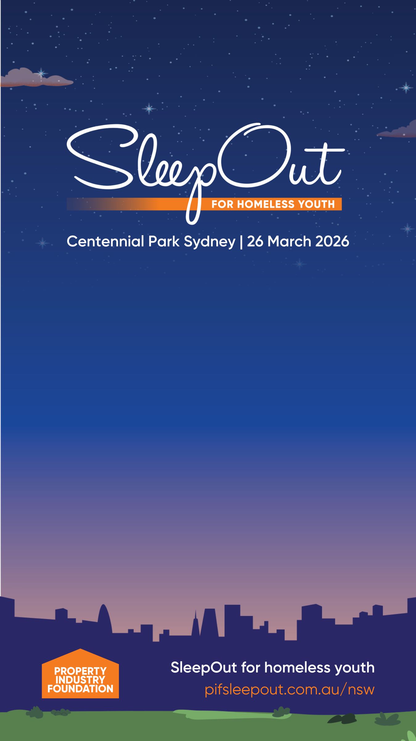 SleepOut -Blank story tile