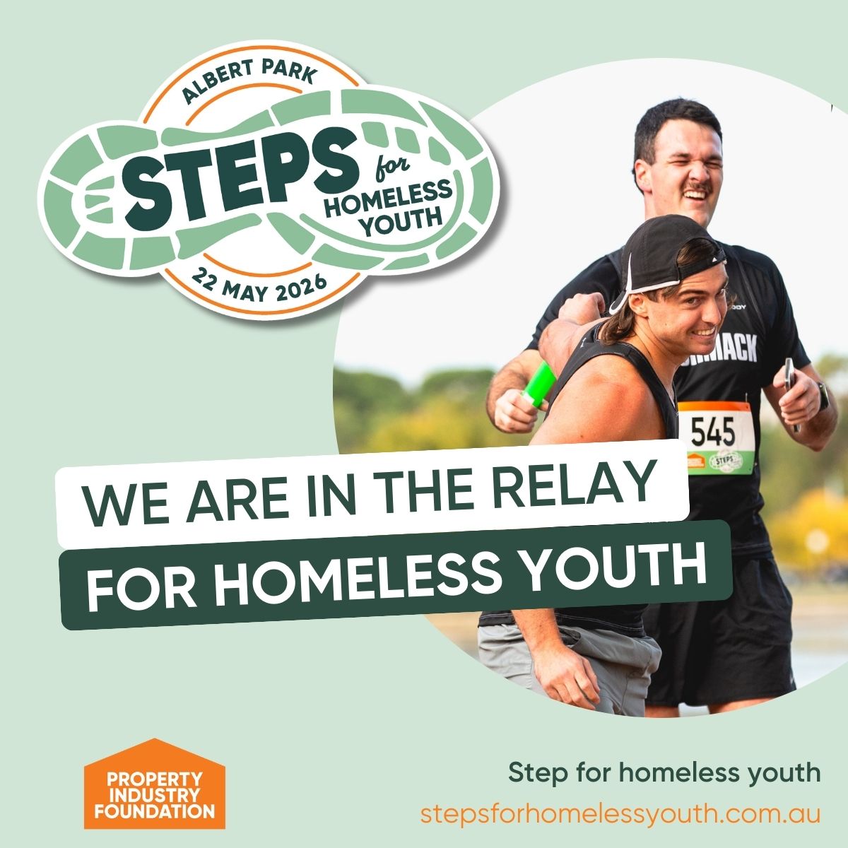 26 Steps - 1080x1080 We are in the relay