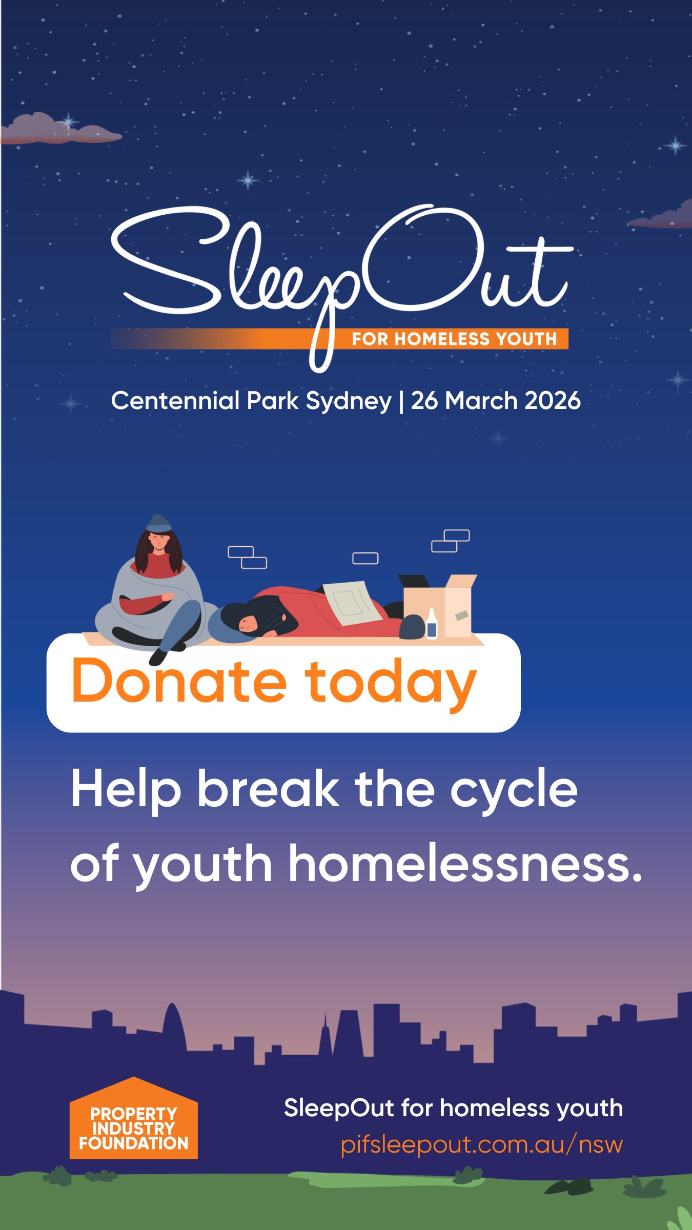 SleepOut - Story tile 2