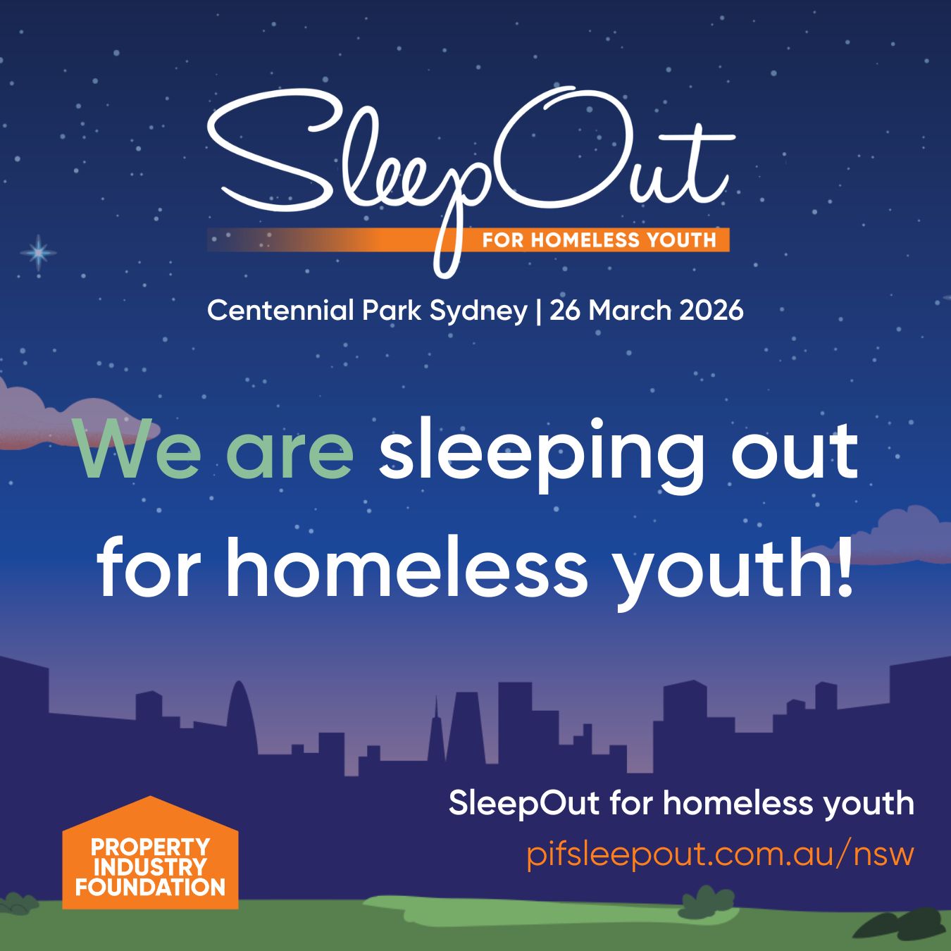 SleepOut - Team social tile 1