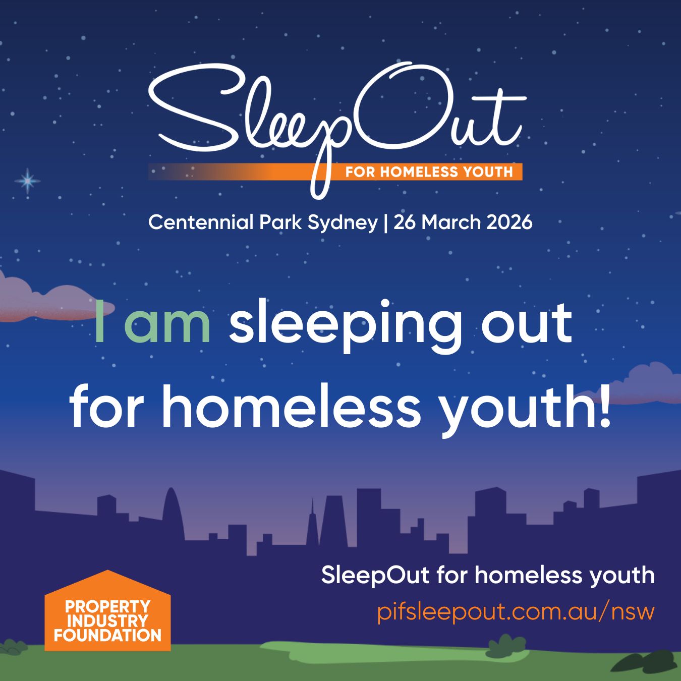 SleepOut - Individual social tile 1