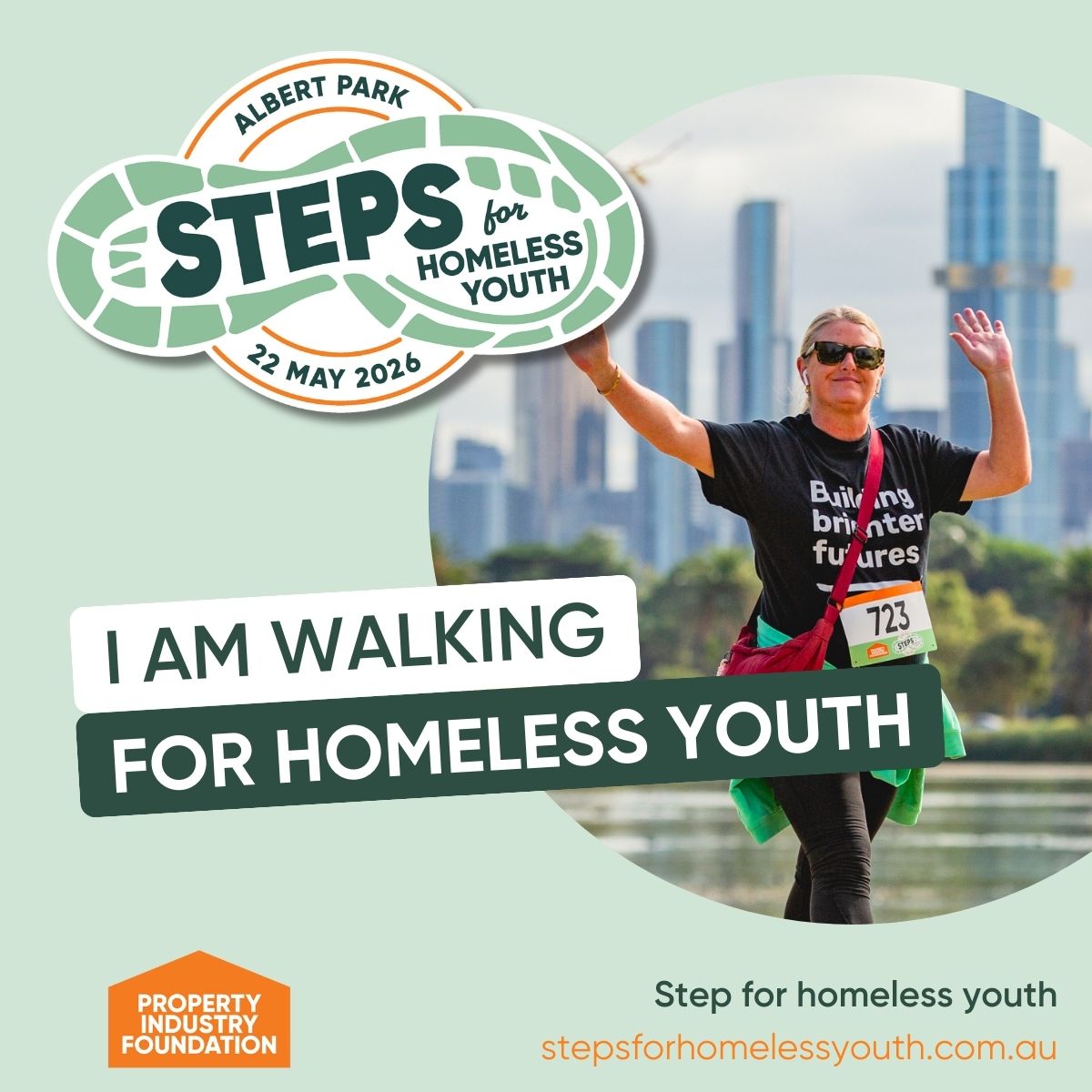 26 Steps - 1080x1080 I am walking